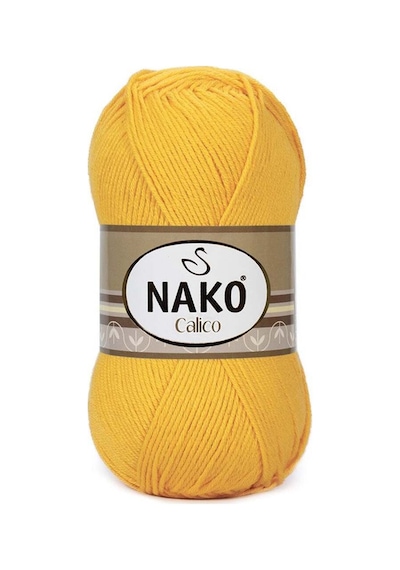Calico- 04285 Sarı- 5'li Paket - 100gr/240m - El Örgü İpi - Amigurimi-hırka- Kazak- Şal-bebek İpi