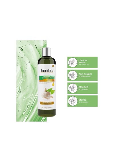 Dermo Bella Sarımsak & Isırgan & Zeytinyağlı Şampuan 700 ML