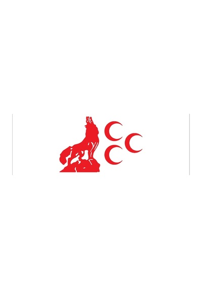 Uluyan Bozkurt Üç Hilal Sticker 21 X 15 Cm
