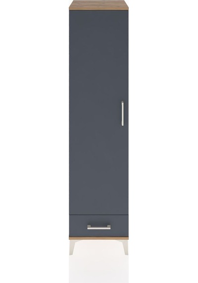 Hyperion Dolap 4 Raflı Tek Çekmeceli Tek Kapaklı 44x44x182 Ça... Çam