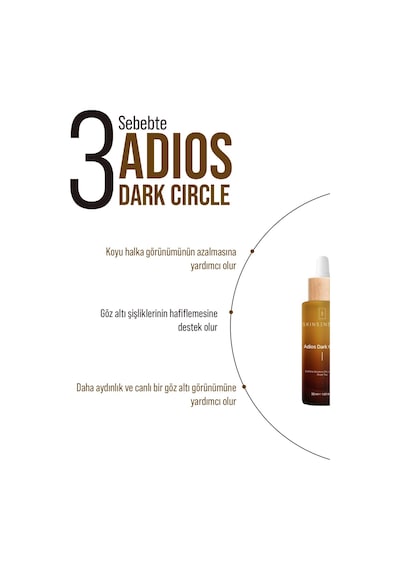Adios Dark Circle Göz Altı Serumu Caffeine Solutions 5% + Vitamin C Aydınlık Göz Altı Görünümü