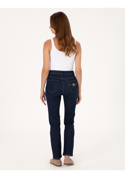 Pierre Cardin Kadın Koyu Mavi Pantolon Jean 50307071-vr032