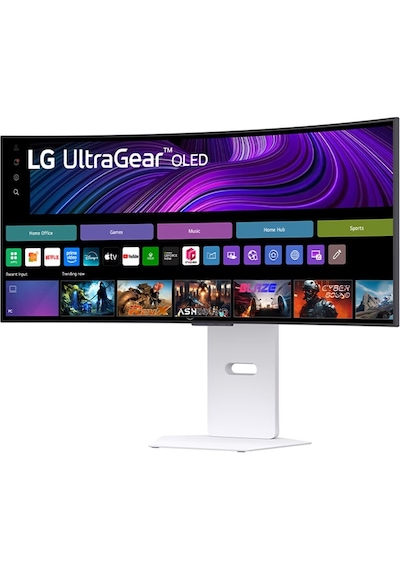 Lg 34" 34gx90sa-w 240hz 0.03ms Gtg Wqhd Oled Displayhdr True Black 400 Webos Curved Smart Gaming Monitör