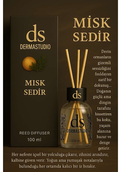 Dermasutıdio Bambu Oda Kokusu 100 Ml Misk Sedir Karışık