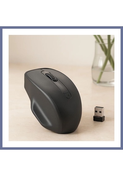 Bezos Kablosuz Optik Mouse 1600 Dpı Usb Alıcılı Aa Pil Dlra