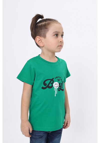 Toontoy Kids Toontoy Erkek Çocuk Bisiklet Yaka Kısa Kollu Baskılı Tişört 24103 Koyu Yeşil Toontoy Kids Toontoy Erkek Çocuk Bisiklet Yaka Kısa Kollu Baskılı Tişört 24103 Koyu Yeşil