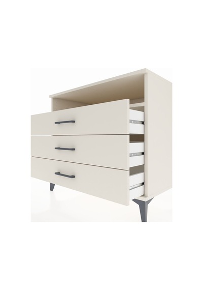 Kronos Şifonyer Tek Raflı 3 Çekmeceli 88x59x80 Aytaşı-aytaşı Aytaşı