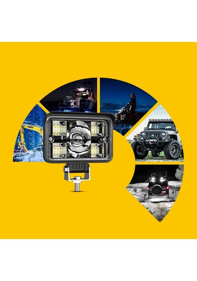 Off Road Delici Spotled 3 İnç 78 Watt Çalışma Lambası Ve Sis Farı