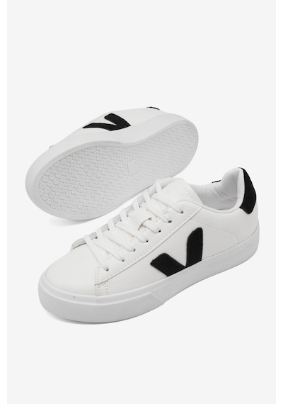 Tonny Black Kauçuk Taban Rahat Bağcıklı Sneaker Kadın Beyaz Siyah Sneaker Tbklc030