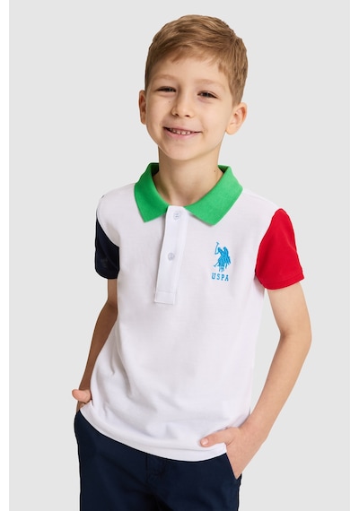 U.s. Polo Assn. Erkek Çocuk Beyaz Tişört 50325623-vr013