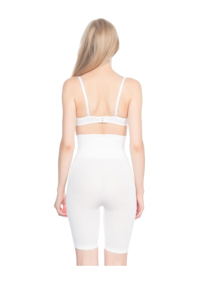 Beyaz Mı Emay 3200 Pantolon Altı Soft Double Boxer Korse Beyaz