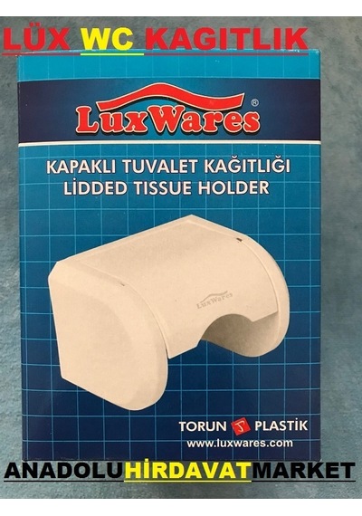Lüxwares Wc Kağıtlık Kapaklı Plastik Wc Kağıtlığı