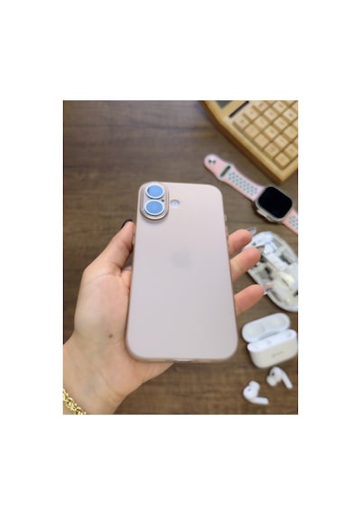 İphone 17 Uyumlu Süper İnce Mat Ultra Thin Silikon Kılıf Şeffaf