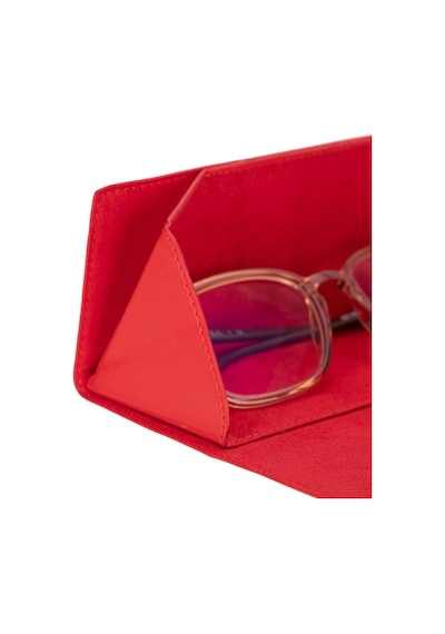 Plm Smart Glass Deri Gözlük Kılıfı H103 Kiraz Çiçeği