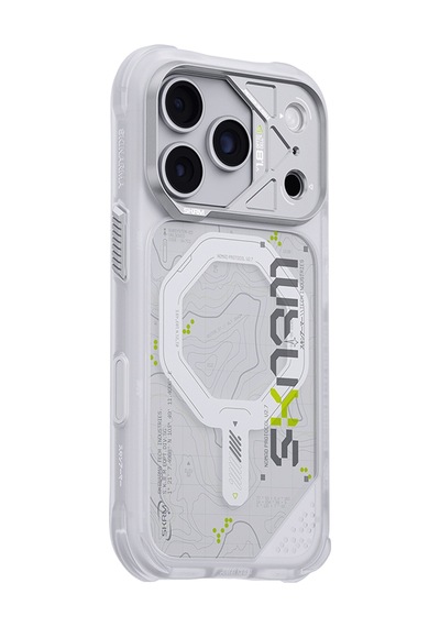 İphone 18 Pro Uyumlu Kılıf M-safe Şarj Özellikli Skinarma Sonar Kapak Beyaz