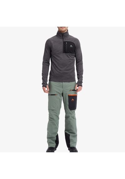 McKinley Mc Kinley Tampo Iı Half Zip Uzun Kollu Erkek Gri Üst 428934 Gri