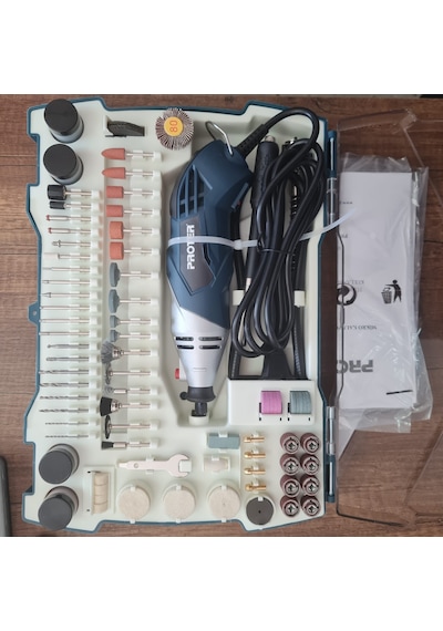 Proter PR 190 MK Mini Grinder Seti 190 Parça Mikro Kalıpçı Seti