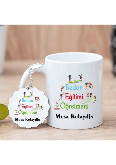 Beden Eğitimi Öğretmeni Kupa Bardak Ve Anahtarlık