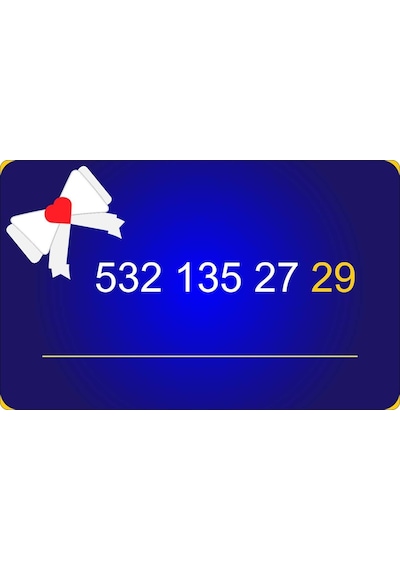 Daha Önce Hiç Kullanılmamış Turkcell 532135 Serili Hatlar