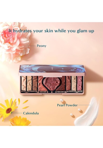 Florasis Floral Phoenix Makyaj Paleti 04 Burgundy Sunset