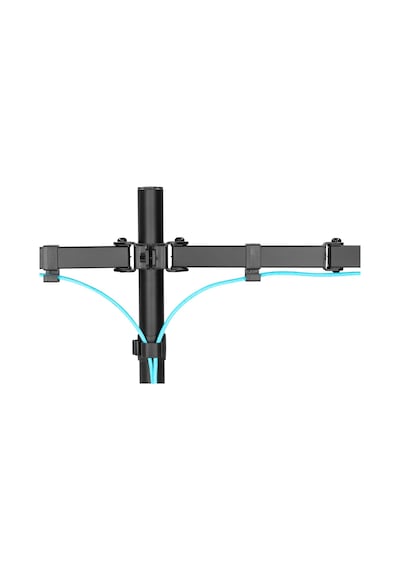 Monitör Tutucusu - Masa Kelepçesi - 2 Monitör - 32 İnçe Kadar - 3x 8 Kg'a Kadar - Vesa 75x75, 1