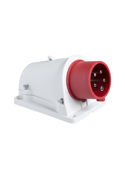 Schneider 5X32A Duvar Erkek Fiş IP 44 Trifaze 380 Volt PKE32W435
