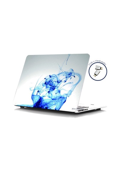Apple Uyumlu MacBook Pro Kılıf 13inç M1-m2, Paint01nl Type-c'li Model A2338 A2289 A2251 A1706-08 A1989 A2159 İle Beyaz