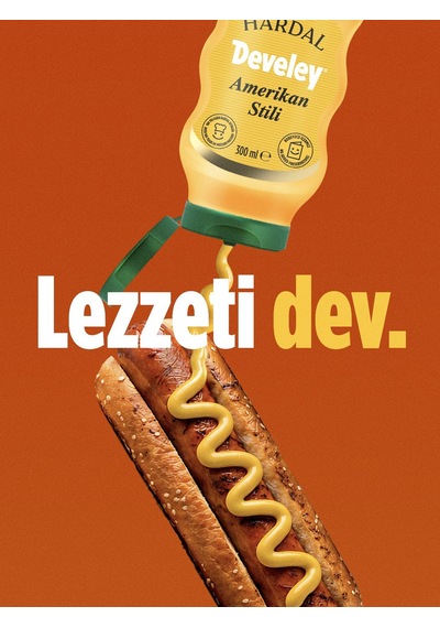 Develey Amerikan Stili Hardal 300ml X 1 Adet