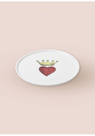 The Mia Luv Pasta Tabağı 6lı Set 19 Cm Çok Renkli