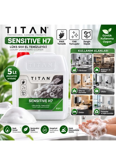 Titan Sensitive Lüks Sıvı El Sabunu 5 Kğ