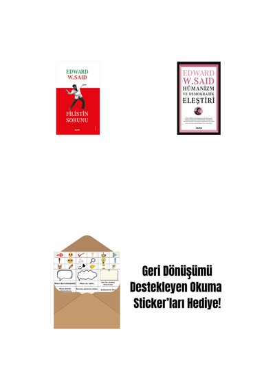 Filistin Sorunu + Hümanizm Ve Demokratik Eleştiri + Okuma Sticker'ları