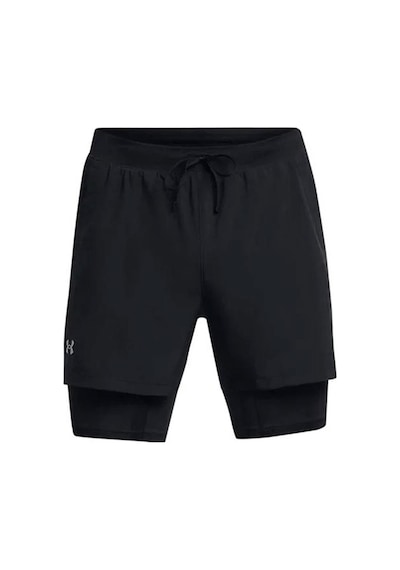 Under Armour Ua Launch 5'' 2-ın-1 Shorts Erkek Şort 1382640-001 Siyah-siyah