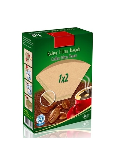 Caffeo 1 x 2 Kahve Filtre Kağıdı 80 Adet