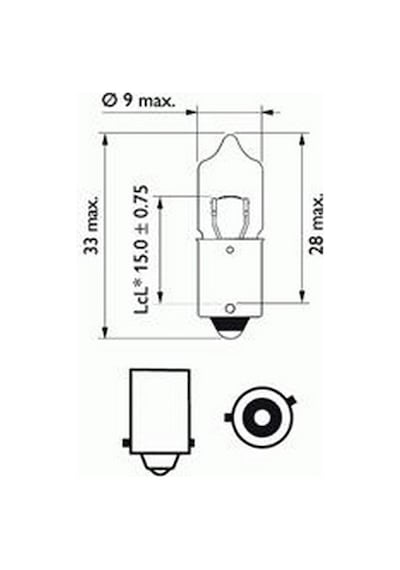 Osram 12V H6 Ampul 6W N11.4283