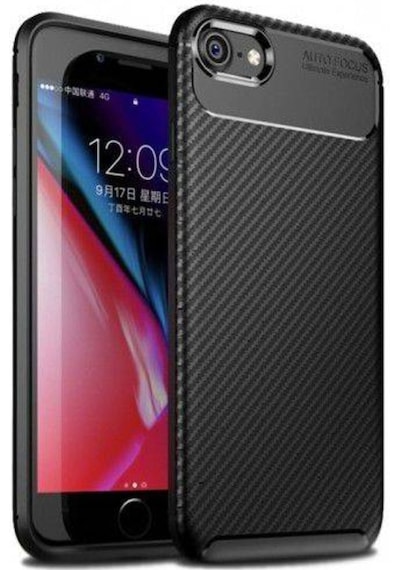 Apple Uyumlu iPhone Se 2020 Kilif Lüx Karbon Tasarim Negro Silikon Kapak 392712117