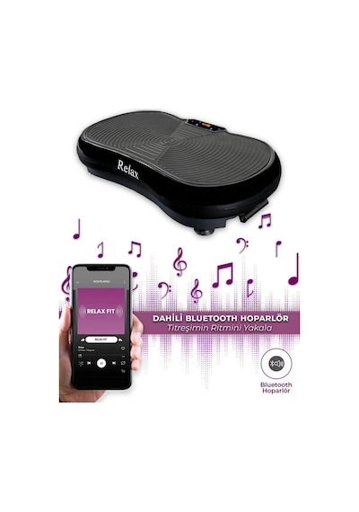Relax Fit Titreşimli Egzersiz Fitness Aleti Slim 2d Vibration Plate Siyah Relax Fit Titreşimli Egzersiz Fitness Aleti Slim 2d Vibration Plate Siyah