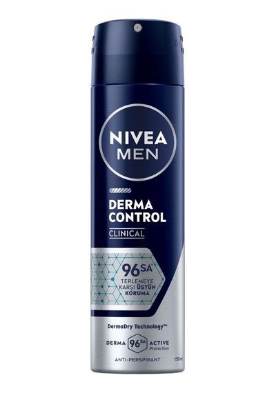 Nıvea Men Erkek Sprey Deodorant Derma Control Clinical 150 Ml - 8 Adet Tarı