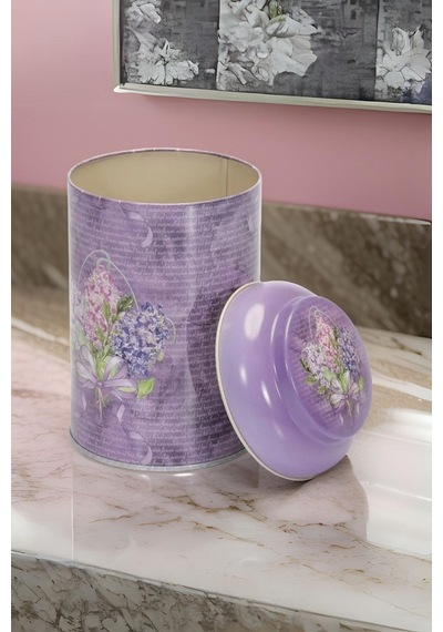 Ef088-28 Flower Purple Desenli Baharatlık 0,9 Lt Çok Renkli