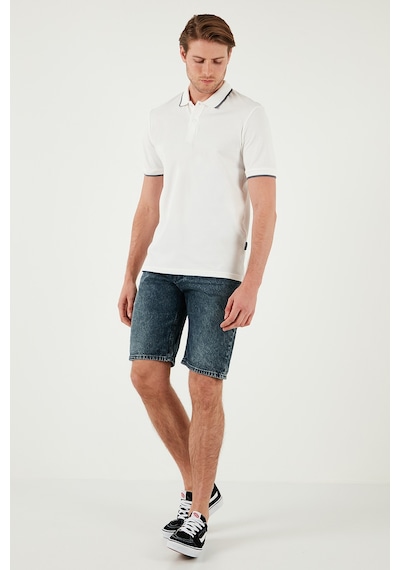 Buratti Pamuklu Regular Fit Erkek Polo Yaka T Shirt 5902063 Beyaz