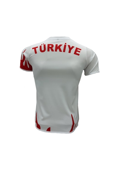 Pars Türkiye Milli Takım Tişörtü Milli Takım Forması Beyaz Beyaz - Kırmızı