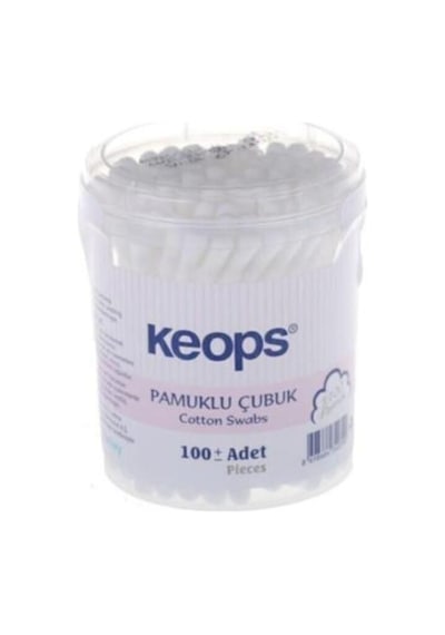 Keops 100lü Pamuklu Kulak Çubuğu