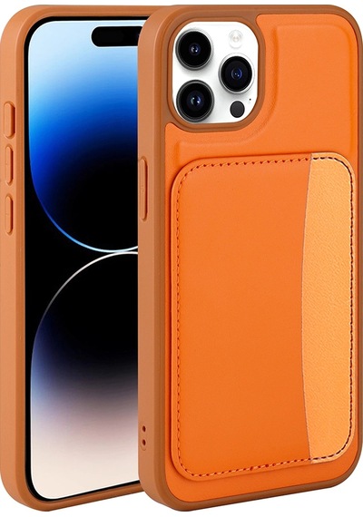 Apple Uyumlu iPhone 14 Pro Max Kılıf Kartlıklı Zore X-kart Silikon Kapak Çok Renkli