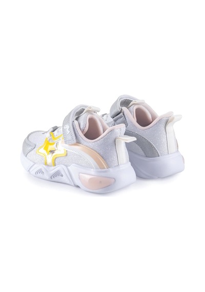 Marcokids Marco Kids Kız Çocuk Işıklı Ayakkabı Gümüş 26y315
