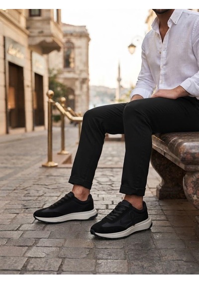 Fort Noka Cameron Anatomik Rahat Sneaker Erkek Spor Ayakkabı Siyah
