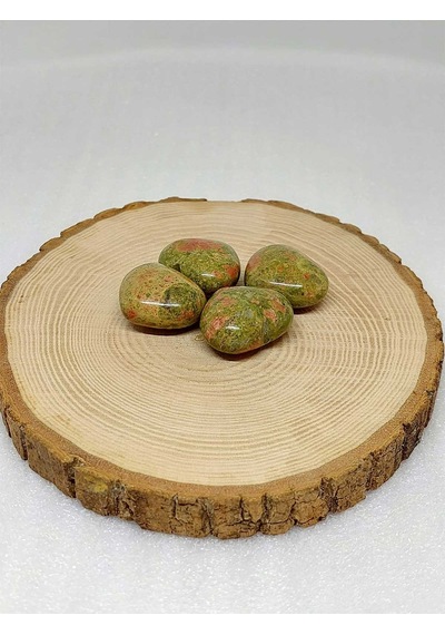 Unakit Taşı Kalp Şekilli 14-16gr