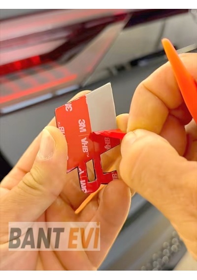 3m Oto Amblem Ve Logo Yapıştırma Bandı Araç Yazı Yapıştırma Çift Taraflı Bant