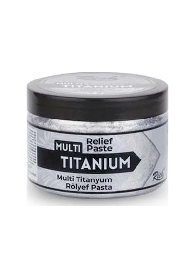 Rich Titanyum Metalik Rölyef Pasta N 5502 Gümüş 150Cc