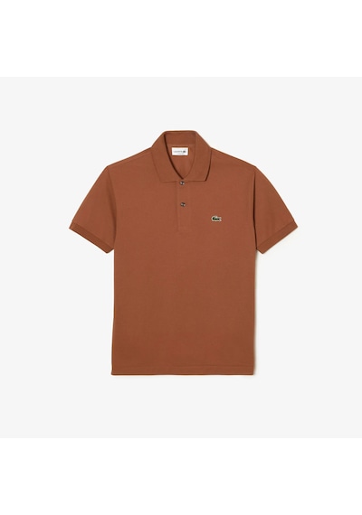 Lacoste Erkek Klasik Pike Kumaş Polo T-shirt Kahverengi