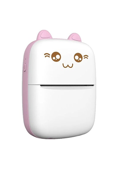 2 Adet Acton Mini Fotoğraf Yazıcı Kablosuz Baskı Makinesi Ios Android Uyumlu Termal Printer