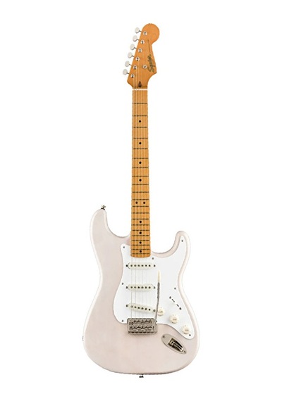 Squier 0374005501 Classic Vibe '50s Stratocaster Elektro Gitar White Blonde - Akçaağaç Klavye Vintage Üst Seviye Dönem Doğru Donanım Ve Yarı Saydam Beyaz Cila Squier 0374005501 Classic Vibe '50s Stratocaster Elektro Gitar White Blonde - Akçaağaç Klavye Vintage Üst Seviye Dönem Doğru Donanım Ve Yarı Saydam Beyaz Cila